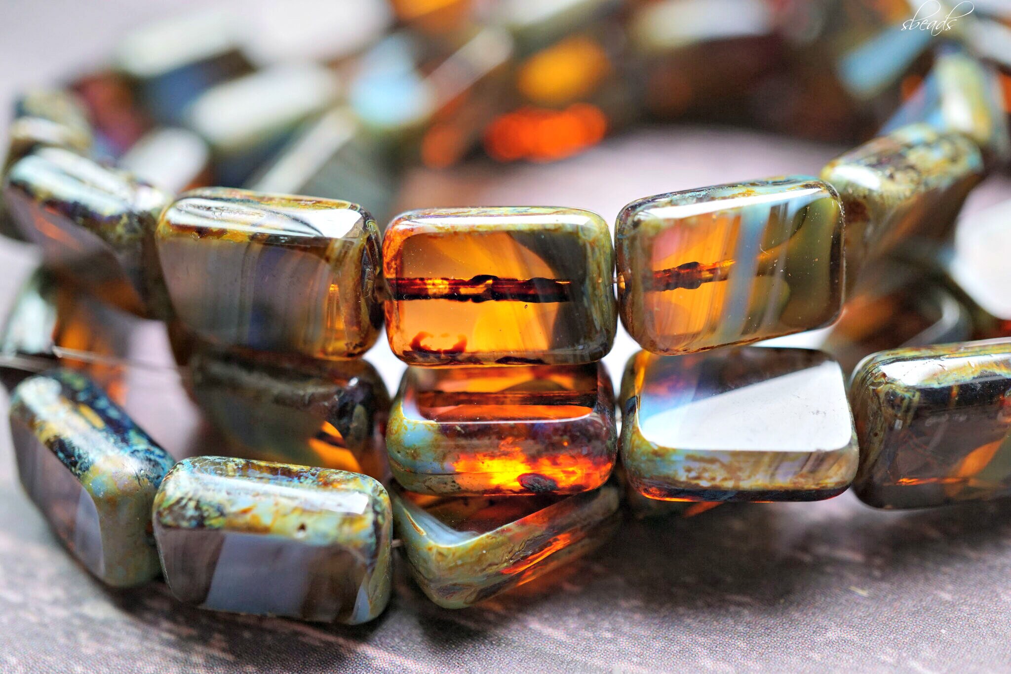 144 Vintage 5x2.5mm Rectangle Glass Crystal Baguette Cabochon Tiles Z566