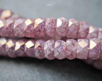 FREE SHIPPING Stone Pink Rondelle Beads, Rondelle Beads, Beads, 129-5,7-3,90-5, 46-2sa