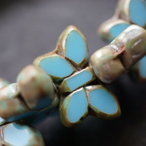 FREE SHIPPING Blue Butterfly, Butterfly Beads, Czech Beads, Beads, 175-1sa
