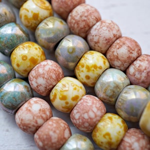 FREE SHIPPING A Medley of Colors, Picasso, Seed Beads, Seed Beads, Beads, AC3