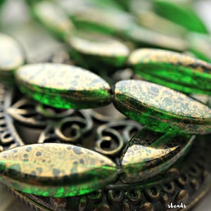 Crypto Bliss, Oval Beads, Spindle Beads, Czech Beads, 151-2, 31-1sa