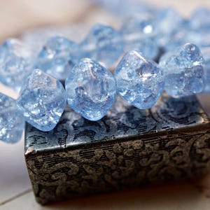 FREE SHIPPING Blue Bicones, Bicone Beads, Czech Beads, Beads 26-3, 191-2, 187-5sa