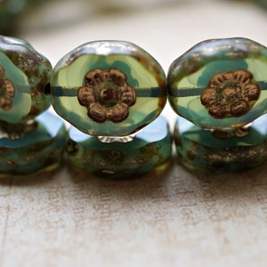 FREE SHIPPING Picasso&#39;s Blue, Oval Beads, Czech Beads, NEW Beads 101-5sa