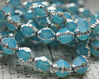 NEW..Heavenly Blue, Bicones, Czech Beads, Beads,141-4sa