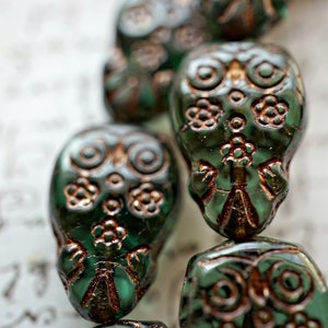 lastones Forrest Owl, Owl Beads, Czech Beads, Beads, 175-2sa