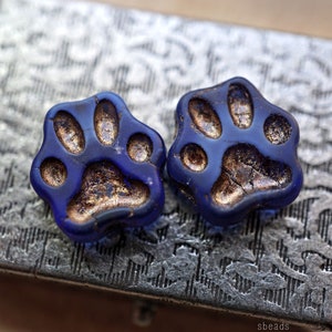 lastones Cute Paws, Czech Beads, Animal Beads, Beads, 26-4sa