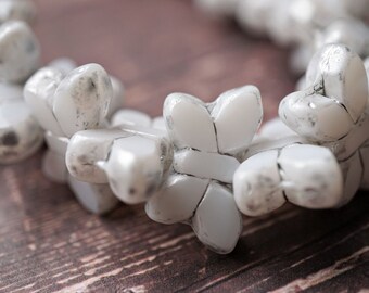 FREE SHIPPING Frosted Wings, A Butterfly, Butterfly Beads, Czech Beads, Beads