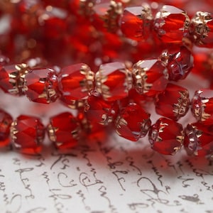 NEW.Cathedral Beads, Czech Beads, Beads, 127-1sa