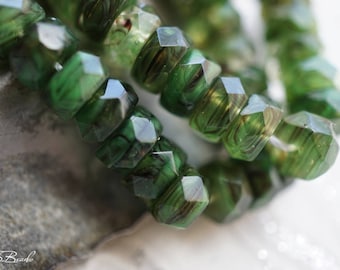 Savannah Marsh, Rondelle Beads, Czech Beads, Beads, 72-2sb, 137-5s10a