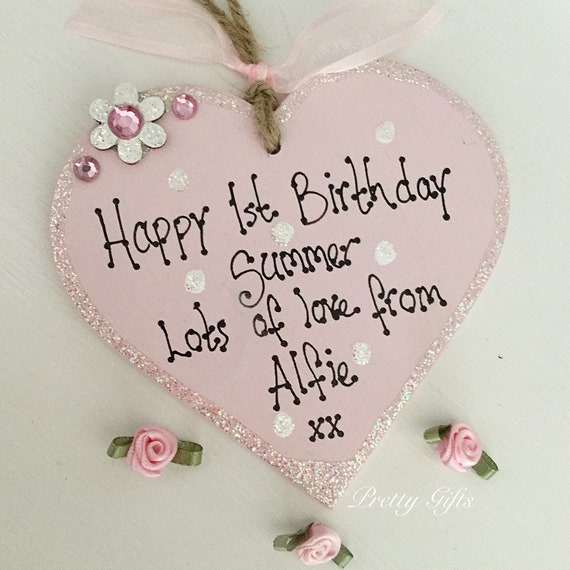 personalised first birthday gift