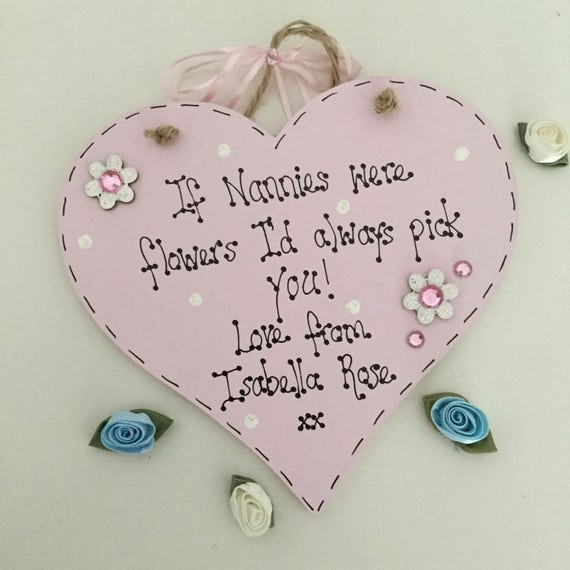 Personalised Heart Plaque Cousin Sister Friend Mum Nan Auntie Gift Keepsake