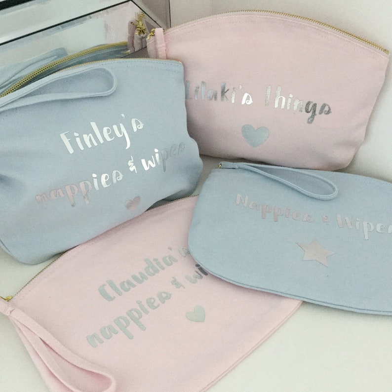 Personalised nappy bag personalised nappy pouch baby boy Etsy