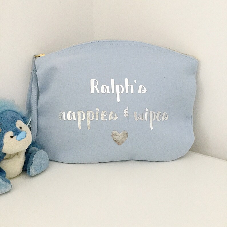 Personalised nappy bag personalised nappy pouch baby boy Etsy