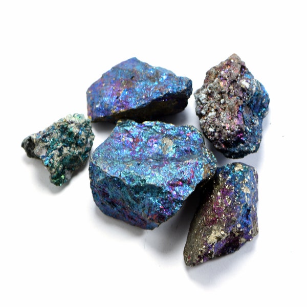 Peacock Ore/ Chalcopyrite - 30g Natural Rough Lot