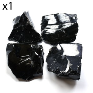 Black Obsidian - 190 - 220g Natural Rough Specimen