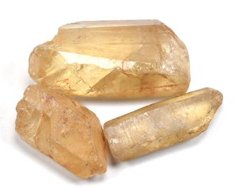 Citrine - 30 - 35g Natural Genuine Rough Lot from Congo
