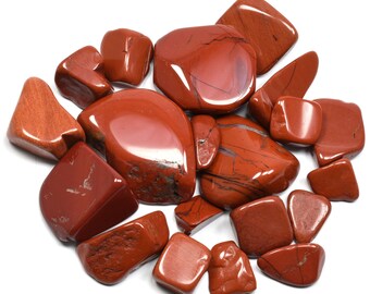 Roter Jaspis - 50g Natürliches Tumbled Lot