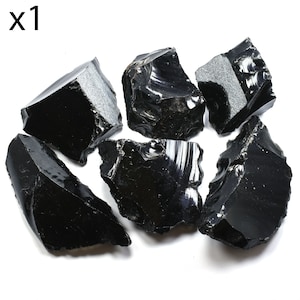 Black Obsidian - 90 -110g Natural Rough Specimen