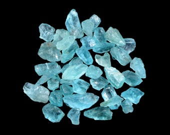 Blue Apatite - 10g Natural Rough Chips