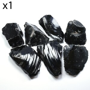 Black Obsidian - 73 - 86g Natural Rough Specimen