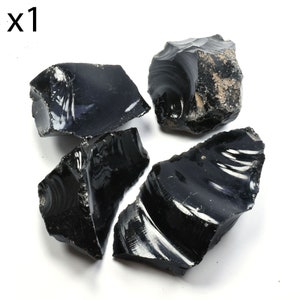 Black Obsidian - 55 - 68g Natural Rough Specimen