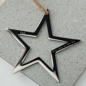 Memorial Star Decoration