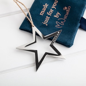Pregnancy Loss Star Decoration | In Loving Memory | Never Forgotten | Forever  Keepsake | Engraved Star | Personalised Star