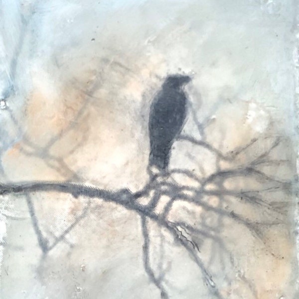 The Sentry - Original Encaustic Art