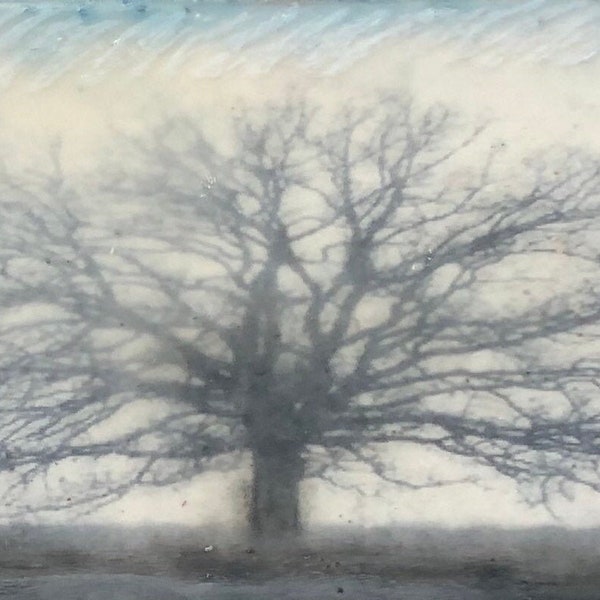 Mighty Oak - Original Encaustic Art