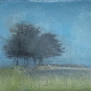 Sentries - Original Encaustic Art