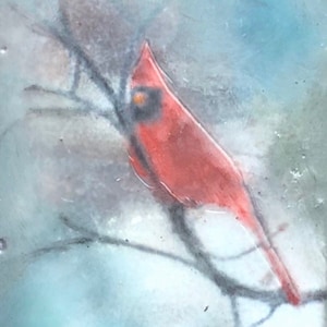 The Visitor - Original Encaustic Art