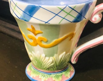FITZ and FLOYD マグカップ。セラミックコーヒーマグ。カナダから発送