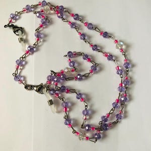 CRYSTAL EYEGLASSES Chain, Sunglasses  HANDMADE
