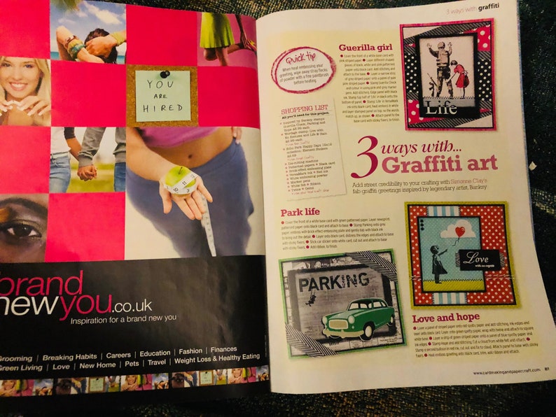 CARDMAKING and PAPERCRAFT UK s Number 1 Card Making Magazine Etsy