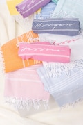 Custom Beach Towel , Bridesmaid Gift Favor