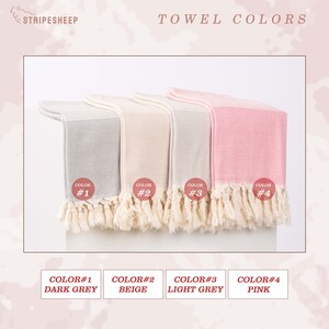 Turkish personalized Towel,bridesmaid gift,bachelorette beach towel, monogram peshtemal towel, turkish hammam towel, zdjęcie 8