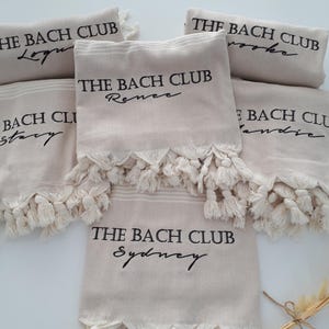 Personalized Beach Towel, Custom Beach Towel,  100 % Organic Turkish Cotton, Personalized Gift, Super Soft, Scripty Style Personalized Towel