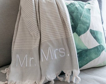 beach towel for bridesmaid gift , bachelorette favor