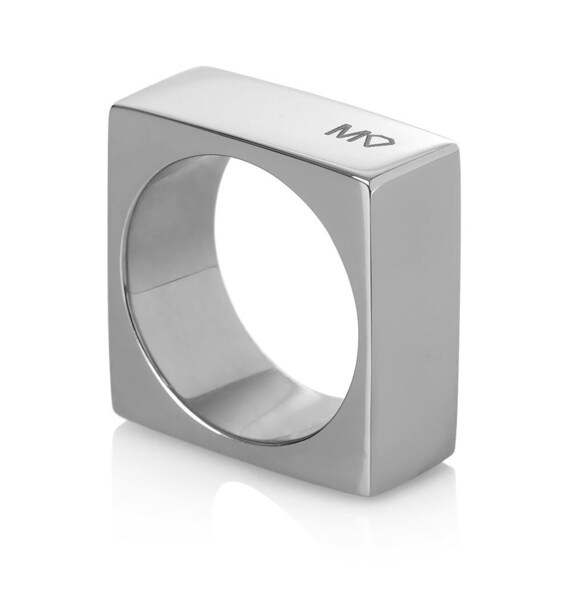 Alternative wedding band Alternative wedding ring Gross bague argent