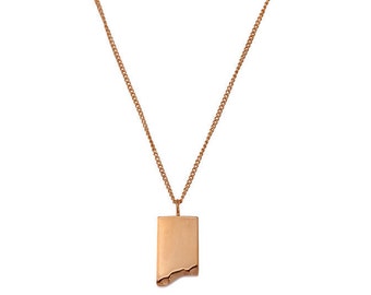 Minimalist necklace - Rose gold necklace - Gifts for mom - Pendant necklace - Geometric necklace - Girlfriend gift - Layering necklace