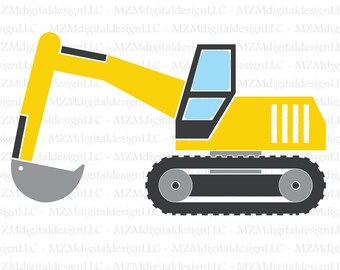 Download Excavator Svg Etsy