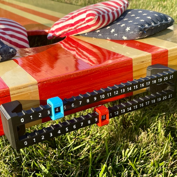 STL Digital File Only *** 3D Printed Cornhole Score Keeper - Print-In-Place NO SUPPORT Cornhole Board Score Keeper for 3D Printer