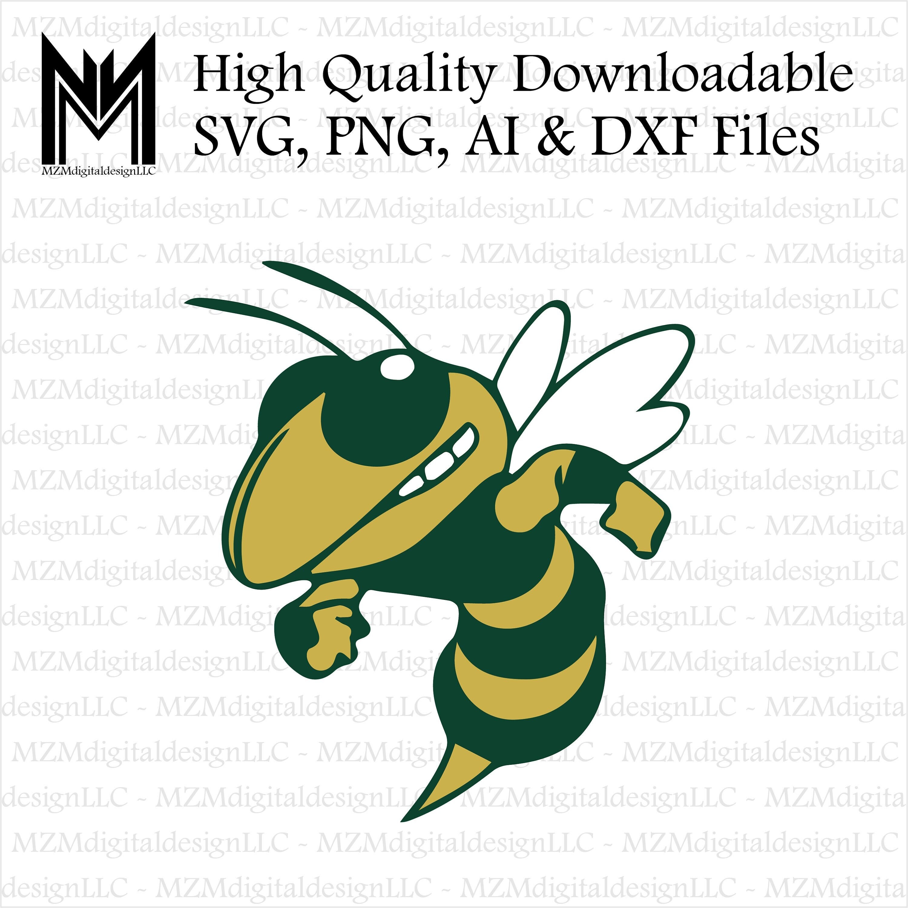 Emmaus Hornets Svg Png Ai and Dxf Files for Commercial  Etsy