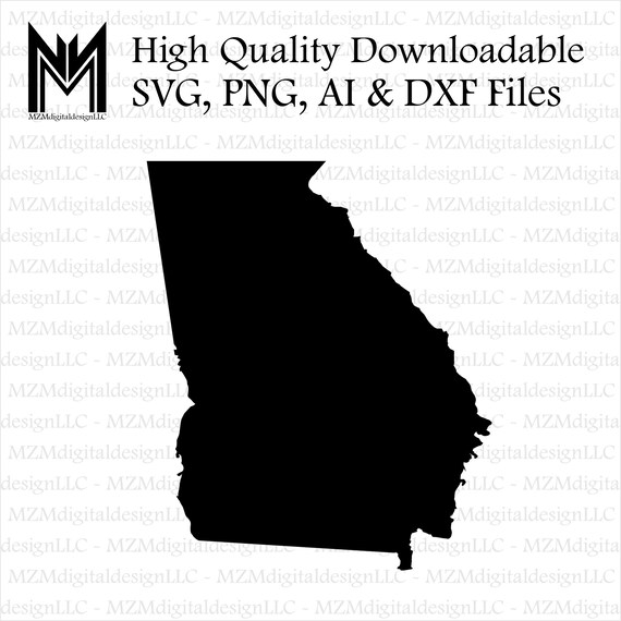 Download Georgia Svg Png Ai And Dxf Files For Commercial Personal Etsy