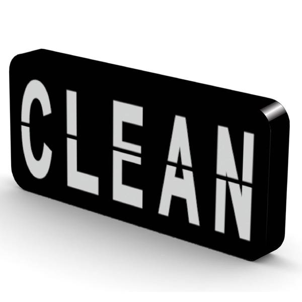 Reversible Double Sided Clean Dirty Dishwasher Magnet Flip Sign - Super Strong Durable, Waterproof Reversible Dishwasher Magnet - Minimalist