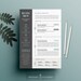 Resume Template 4 pages | CV Template + Cover Letter for MS Word | Instant Digital Download | The "Iconic"