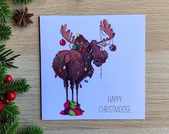 Christ-moose Christmas Card