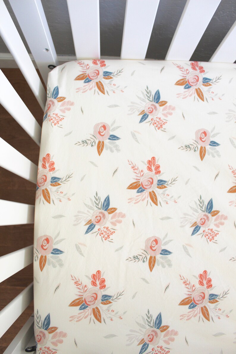 cream crib sheets