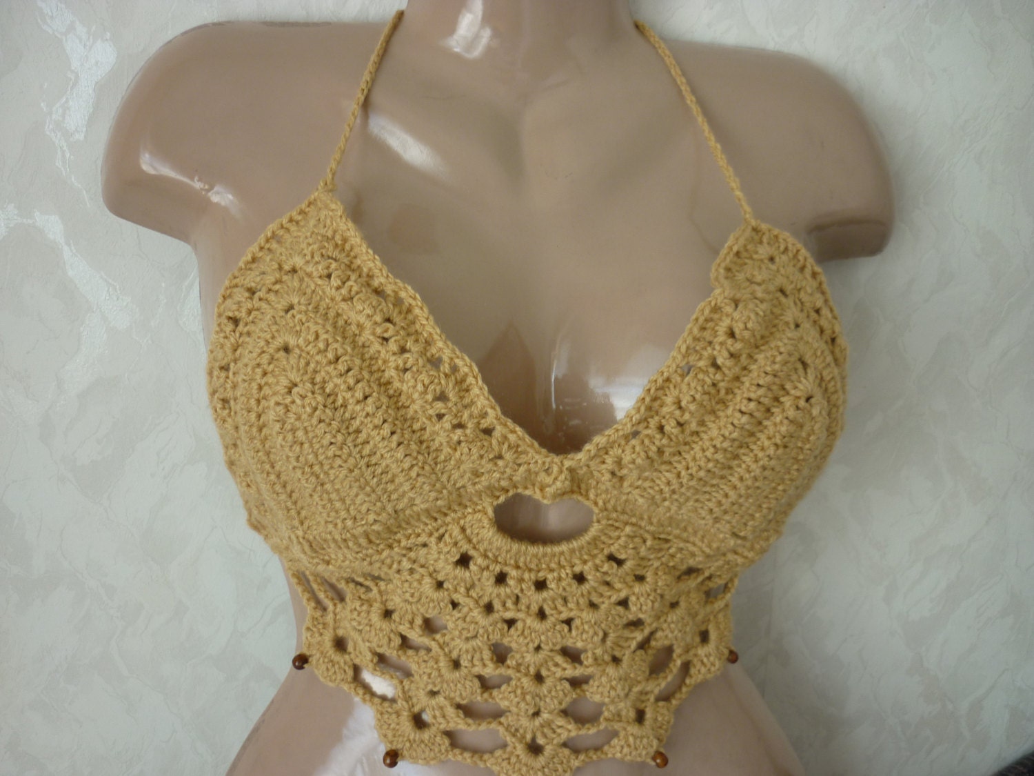 Crochet pattern bikini top crochet pattern halter top halter | Etsy