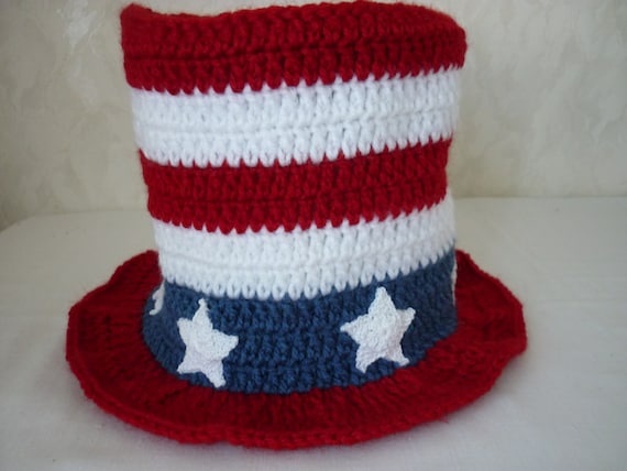 american flag top hat